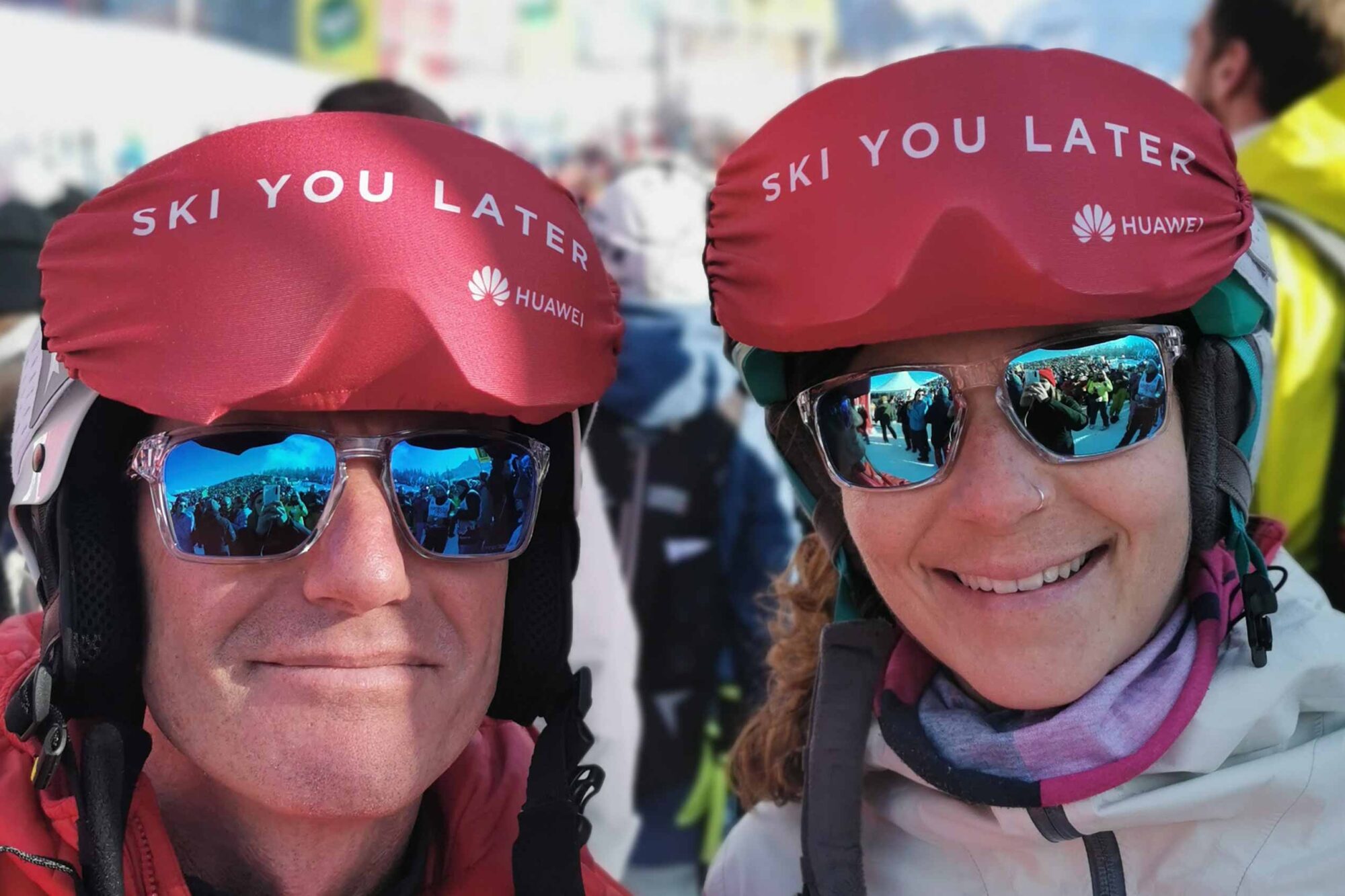 Huawei | Sponsoring activation at the Lauberhorn Races, , 